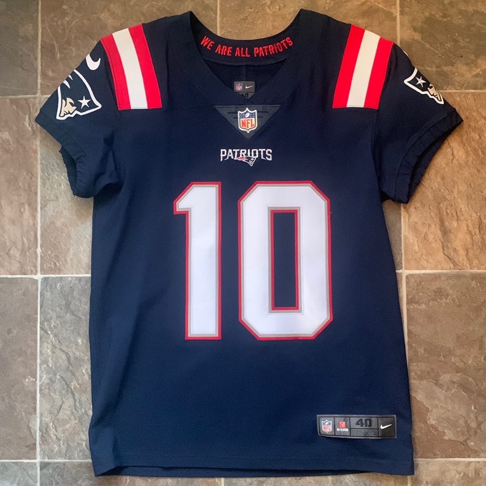 NFL New England Patriots Mac Jones Nike Vapor Elite Jersey Authentic